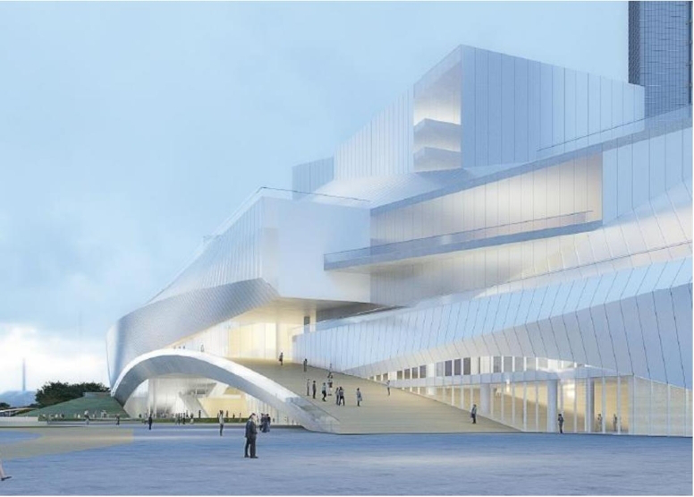 廣東美術館、廣東非物質文化遺產展示中心、廣東文學館“三館合一”（